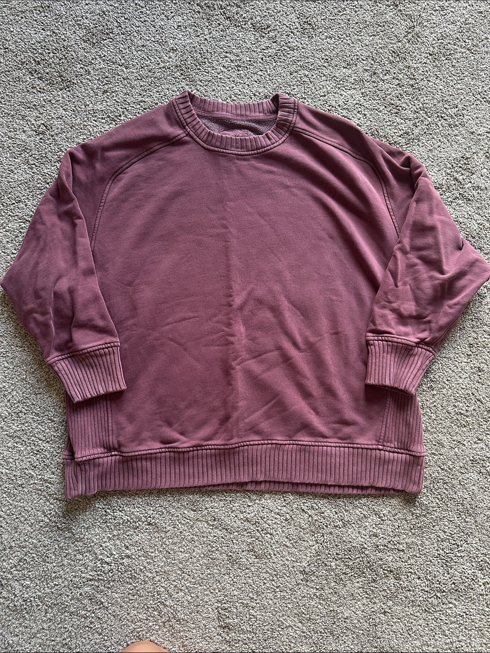 aerie Women's Scoop Neck Sweatshirt in Dusty Mauve